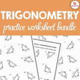 Trigonometry Worksheet Bundle - 120 Practice Problems
