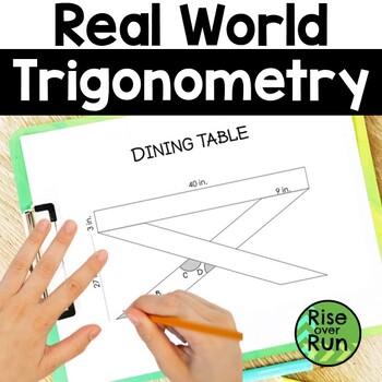 Preview of Trigonometry Real World Application for Right Triangles