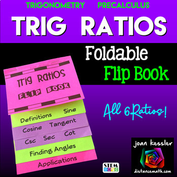 Preview of Right Triangle Ratios Flip Book