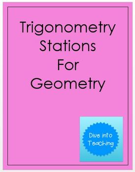 Preview of Trigonometry Stations