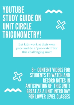 Preview of Trigonometry Study Guide