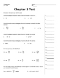 Trigonometry Tests and Quizzes - Full Year - Editable in W