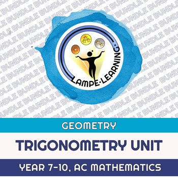 Preview of Trigonometry Unit - PPT Lessons and Scaffold