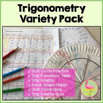 Preview of Trigonometry Variety Pack (PreCalculus - Unit 4)