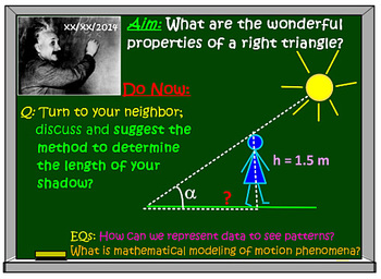 Preview of Trigonometry: Wonderful Properties of a Right Triangle and Vector Resolutions
