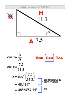 Trig Find Sides And Angles Worksheets Teaching Resources Tpt