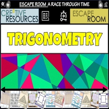 Preview of Trigonometry and Triangles Math Escape Room