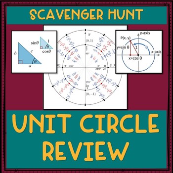 Preview of Unit Circle Scavenger Hunt