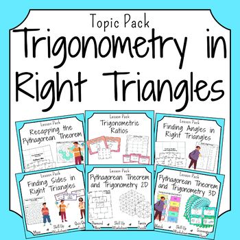 Preview of Trigonometry in Right Triangles Bundle