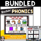 Trigraphs Phonics BUNDLED with BOOM cards