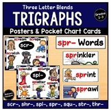 Trigraphs Pocket Chart Cards and Posters