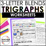 Trigraphs 3-Letter Blends Mastery: Engaging Worksheets for