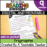 Trigraphs Reading Passages | All-in-One Phonics Reading Pa