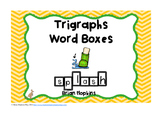 Trigraphs Word Boxes - Phonics Literacy Center