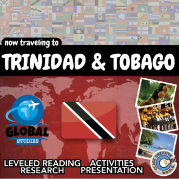 Preview of Trinidad & Tobago - Global Studies - Reading, Activities, Slides & Digital INB