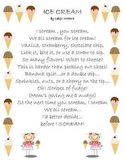 Triple  Blend Fluency Ice Cream Poem with Word Activities