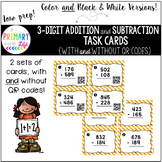 Triple Digit (3 Digit) Addition & Subtraction Task Cards (