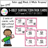 Triple Digit (3 Digit) Subtraction Task Cards with Regroup
