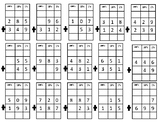 Addition and Subtraction with Regrouping Worksheet (Grid Boxes)