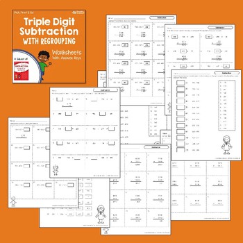 3 Digit Subtraction With, No Regrouping Worksheets by Printables and ...