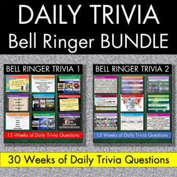 Preview of Trivia Bell Ringers vol. 1 and 2 BUNDLE
