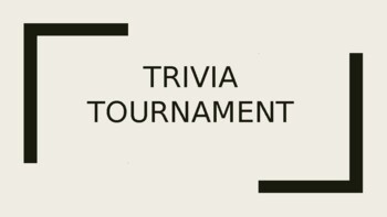 Preview of Trivia Powerpoint with Answers