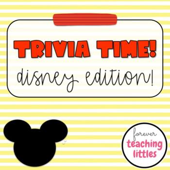 Preview of Trivia Time | Disney Edition | Quiz Style Game | Google Slides | Editable