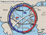 Troilus and Cressida: Relationships and Geography Infographic