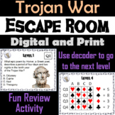 Trojan War Activity Escape Room (Homer's Iliad and Odyssey)