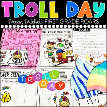 Preview of Troll Day Theme Day Activities