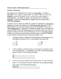 Trolls Genetics Worksheet with Answer Key