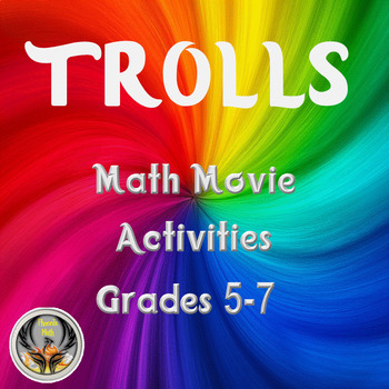 Preview of Trolls Movie Activities Grades 5-7