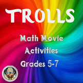 Trolls Movie Activities Grades 5-7