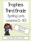 Trophies Spelling Lists Cursive Edition - 3rd grade (Harcourt)