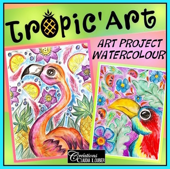 Preview of Tropical Art Project - Tropic'Art - Watercolours