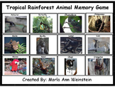 Tropic Rainforest Animal Memory Game