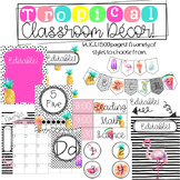 Bright Tropical Classroom Theme Decor