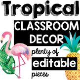 Tropical Classroom Decor Bundle