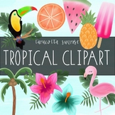 Tropical Clipart by Taracotta Sunrise
