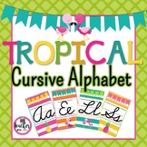 Tropical Cursive Alphabet