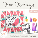 Tropical Door Display | Tropical Fruits