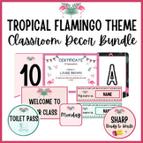 Tropical Flamingo Complete Classroom Decor Pack