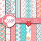 Tropical Flamingo Paper Pack, {Best Teacher Tools}, AMB-1045