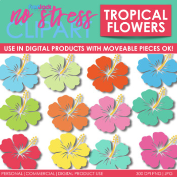 tropical flower clip art