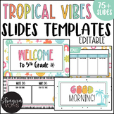 Tropical Google Slides Templates with Timers - Tropical Vibes