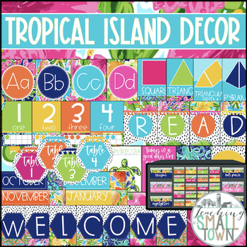 Preview of Tropical Island Decor Bundle