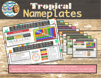 Preview of Tropical Nameplates