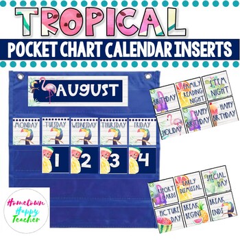 Pocket Chart Calendar Inserts