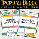 Tropical Newsletter Templates