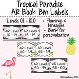 Tropical Paradise AR Book Bin Labels